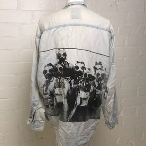 Distressed vintage oversized graphic shirt